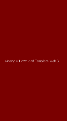 Tampilan Antarmuka Aplikasi Maenyuk Download Template Web - 3