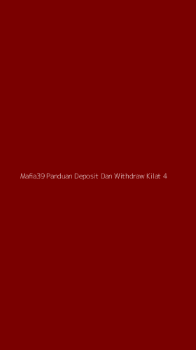 Tampilan Antarmuka Aplikasi Mafia39 Panduan Deposit Dan Withdraw Kilat - 4
