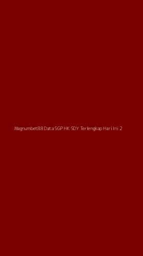 Tampilan Antarmuka Aplikasi Magnumbet88 Data Sgp Hk Sdy Terlengkap Hari Ini - 2