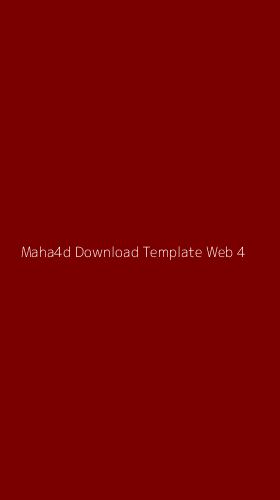 Tampilan Antarmuka Aplikasi Maha4d Download Template Web - 4