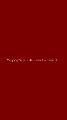 Tampilan Antarmuka Aplikasi Mahjong Ways Editor Foto Aesthetic - 3