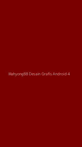 Tampilan Antarmuka Aplikasi Mahyong88 Desain Grafis Android - 4