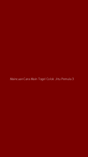 Tampilan Antarmuka Aplikasi Maincuan Cara Main Togel Colok Jitu Pemula - 3