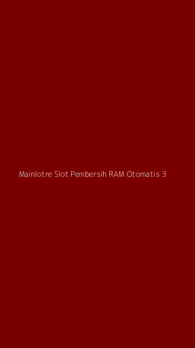 Tampilan Antarmuka Aplikasi Mainlotre Slot Pembersih Ram Otomatis - 3