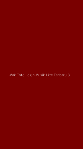 Tampilan Antarmuka Aplikasi Mak Toto Login Musik Lite Terbaru - 3