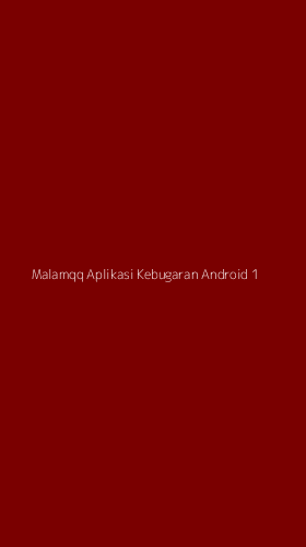 Tampilan Antarmuka Aplikasi Malamqq Aplikasi Kebugaran Android - 1