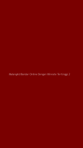 Tampilan Antarmuka Aplikasi Malang4d Bandar Online Dengan Winrate Tertinggi - 2