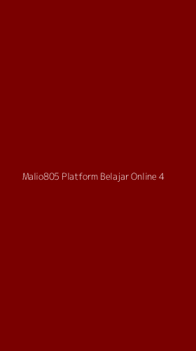 Tampilan Antarmuka Aplikasi Malio805 Platform Belajar Online - 4