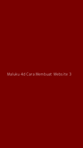 Tampilan Antarmuka Aplikasi Maluku 4d Cara Membuat Website - 3