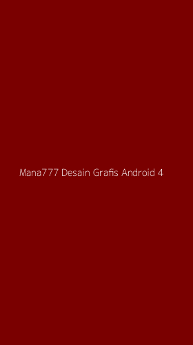 Tampilan Antarmuka Aplikasi Mana777 Desain Grafis Android - 4