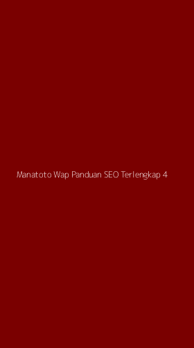 Tampilan Antarmuka Aplikasi Manatoto Wap Panduan Seo Terlengkap - 4