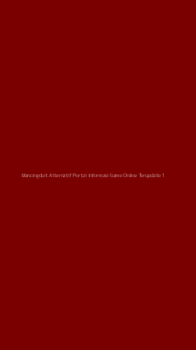 Tampilan Antarmuka Aplikasi Mancingduit Alternatif Portal Informasi Game Online Terupdate - 1