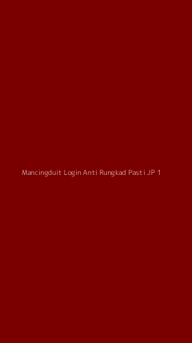 Tampilan Antarmuka Aplikasi Mancingduit Login Anti Rungkad Pasti Jp - 1