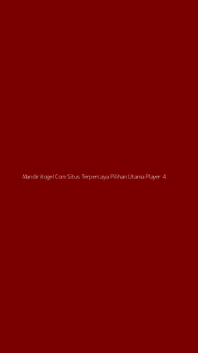 Tampilan Antarmuka Aplikasi Mandiritogel Com Situs Terpercaya Pilihan Utama Player - 4