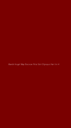 Tampilan Antarmuka Aplikasi Mandiritogel Wap Bocoran Pola Slot Olympus Hari Ini - 4