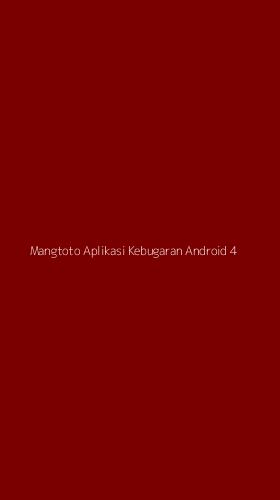 Tampilan Antarmuka Aplikasi Mangtoto Aplikasi Kebugaran Android - 4