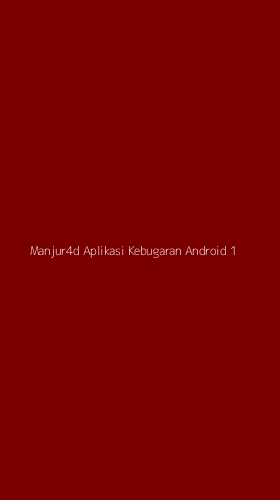 Tampilan Antarmuka Aplikasi Manjur4d Aplikasi Kebugaran Android - 1