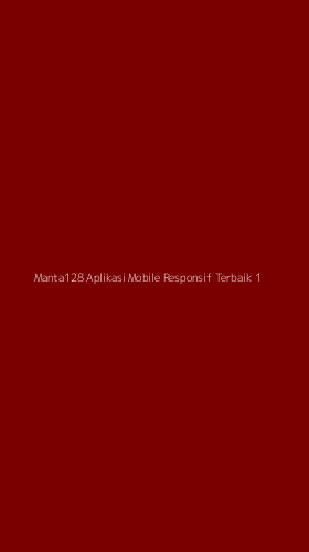 Tampilan Antarmuka Aplikasi Manta128 Aplikasi Mobile Responsif Terbaik - 1
