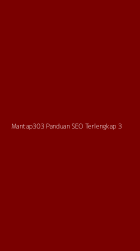 Tampilan Antarmuka Aplikasi Mantap303 Panduan Seo Terlengkap - 3