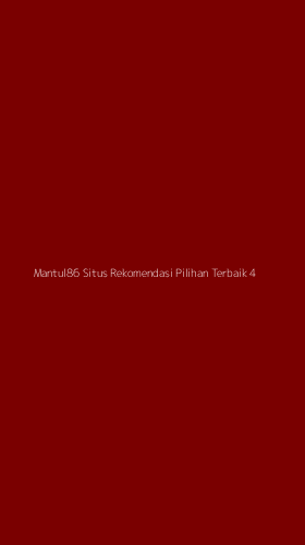 Tampilan Antarmuka Aplikasi Mantul86 Situs Rekomendasi Pilihan Terbaik - 4