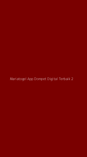 Tampilan Antarmuka Aplikasi Mariatogel App Dompet Digital Terbaik - 2