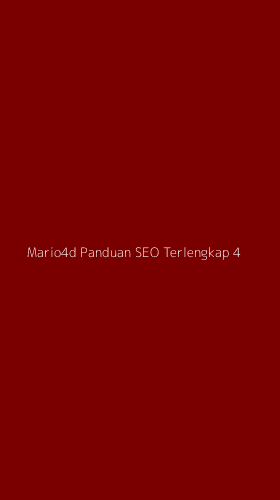 Tampilan Antarmuka Aplikasi Mario4d Panduan Seo Terlengkap - 4