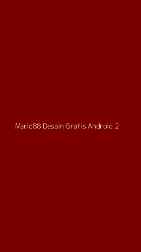 Tampilan Antarmuka Aplikasi Mario88 Desain Grafis Android - 2