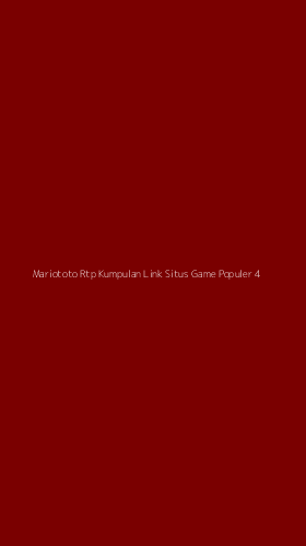 Tampilan Antarmuka Aplikasi Mariototo Rtp Kumpulan Link Situs Game Populer - 4