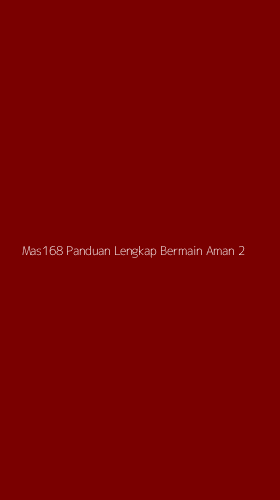 Tampilan Antarmuka Aplikasi Mas168 Panduan Lengkap Bermain Aman - 2