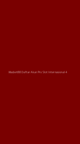 Tampilan Antarmuka Aplikasi Masbet88 Daftar Akun Pro Slot Internasional - 4