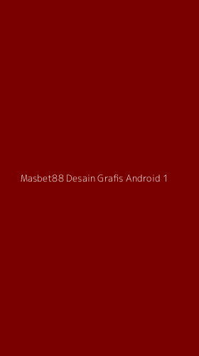Tampilan Antarmuka Aplikasi Masbet88 Desain Grafis Android - 1
