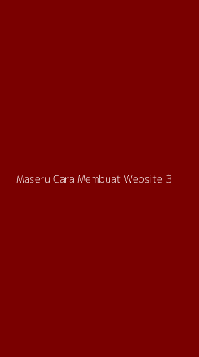 Tampilan Antarmuka Aplikasi Maseru Cara Membuat Website - 3