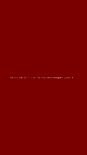 Tampilan Antarmuka Aplikasi Master Cheat Slot Rtp Slot Tertinggi Hari Ini Gampang Maxwin - 4