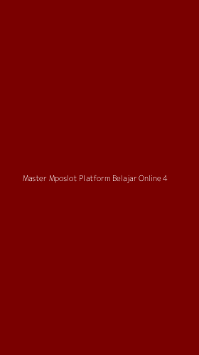 Tampilan Antarmuka Aplikasi Master Mposlot Platform Belajar Online - 4