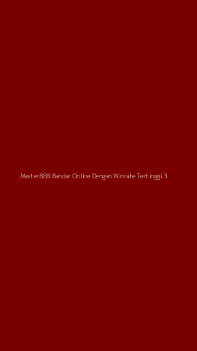 Tampilan Antarmuka Aplikasi Master888 Bandar Online Dengan Winrate Tertinggi - 3
