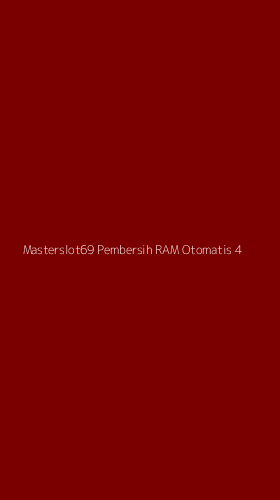 Tampilan Antarmuka Aplikasi Masterslot69 Pembersih Ram Otomatis - 4