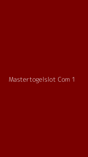 Tampilan Antarmuka Aplikasi Mastertogelslot Com - 1