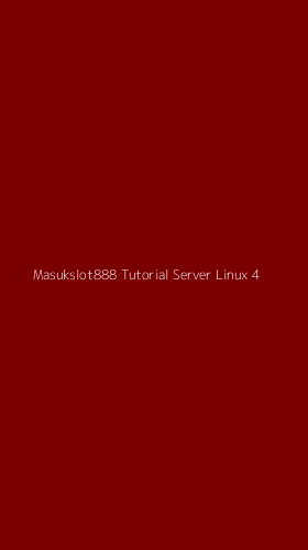 Tampilan Antarmuka Aplikasi Masukslot888 Tutorial Server Linux - 4