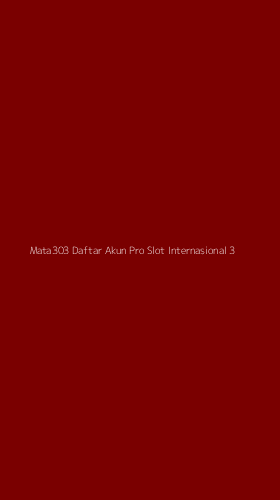 Tampilan Antarmuka Aplikasi Mata303 Daftar Akun Pro Slot Internasional - 3