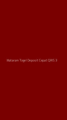 Tampilan Antarmuka Aplikasi Mataram Togel Deposit Cepat Qris - 3