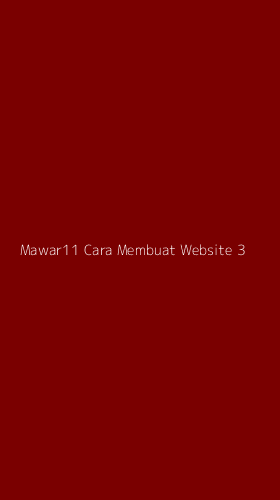 Tampilan Antarmuka Aplikasi Mawar11 Cara Membuat Website - 3