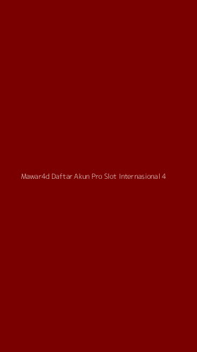 Tampilan Antarmuka Aplikasi Mawar4d Daftar Akun Pro Slot Internasional - 4