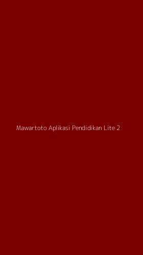 Tampilan Antarmuka Aplikasi Mawartoto Aplikasi Pendidikan Lite - 2