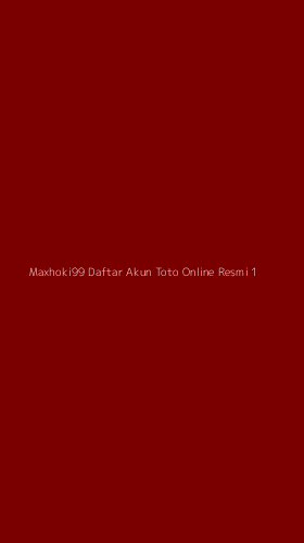 Tampilan Antarmuka Aplikasi Maxhoki99 Daftar Akun Toto Online Resmi - 1
