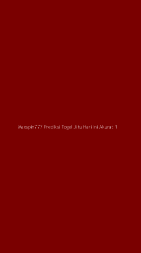 Tampilan Antarmuka Aplikasi Maxspin777 Prediksi Togel Jitu Hari Ini Akurat - 1