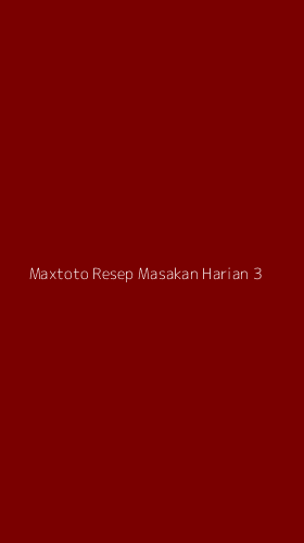 Tampilan Antarmuka Aplikasi Maxtoto Resep Masakan Harian - 3