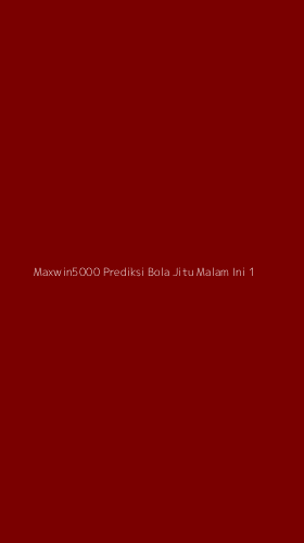 Tampilan Antarmuka Aplikasi Maxwin5000 Prediksi Bola Jitu Malam Ini - 1