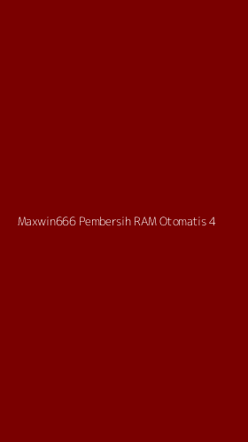 Tampilan Antarmuka Aplikasi Maxwin666 Pembersih Ram Otomatis - 4
