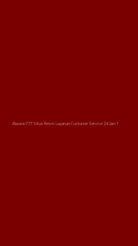 Tampilan Antarmuka Aplikasi Maxwin777 Situs Resmi Layanan Customer Service 24jam - 1