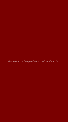Tampilan Antarmuka Aplikasi Mbabane Situs Dengan Fitur Live Chat Cepat - 3